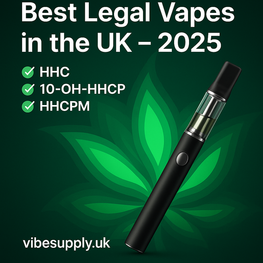 Discover the best legal weed vapes in the UK for 2025. Compare HHC, 10-OH-HHCP and HHCPM vape effects, find THC replacements, and shop lab-tested cannabinoid carts.