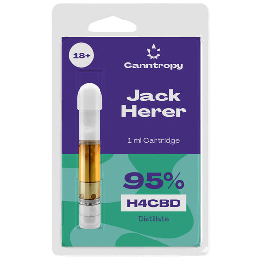 Canntropy H4CBD vape cart 🌿 Jack Herer – herbal terpene blend – 1ml