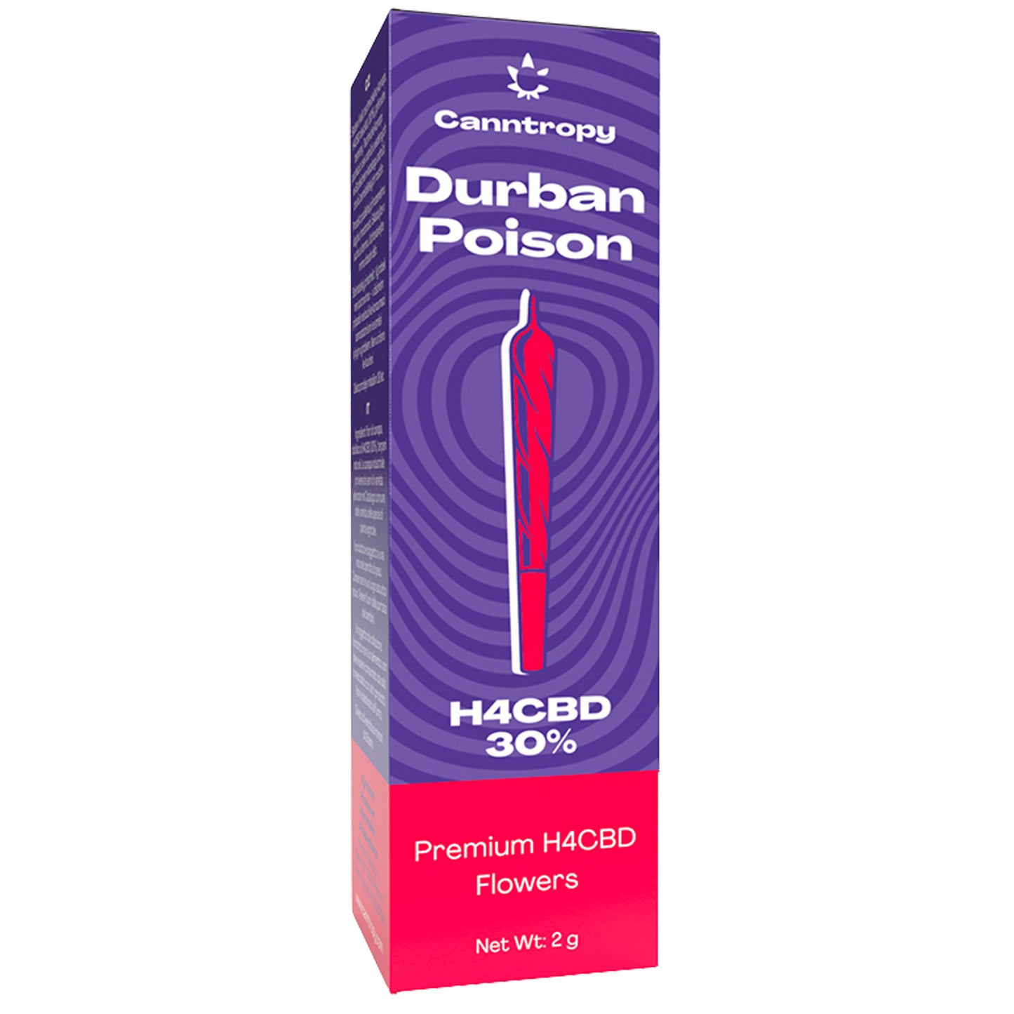 🍋 H4CBD infused preroll – Durban Poison blend – citrus lift, clear mind