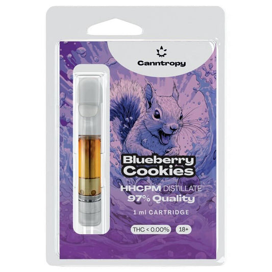 Blueberry Cookies HHCPM cart 🍪 rich vanilla berry profile – Canntropy 1ml