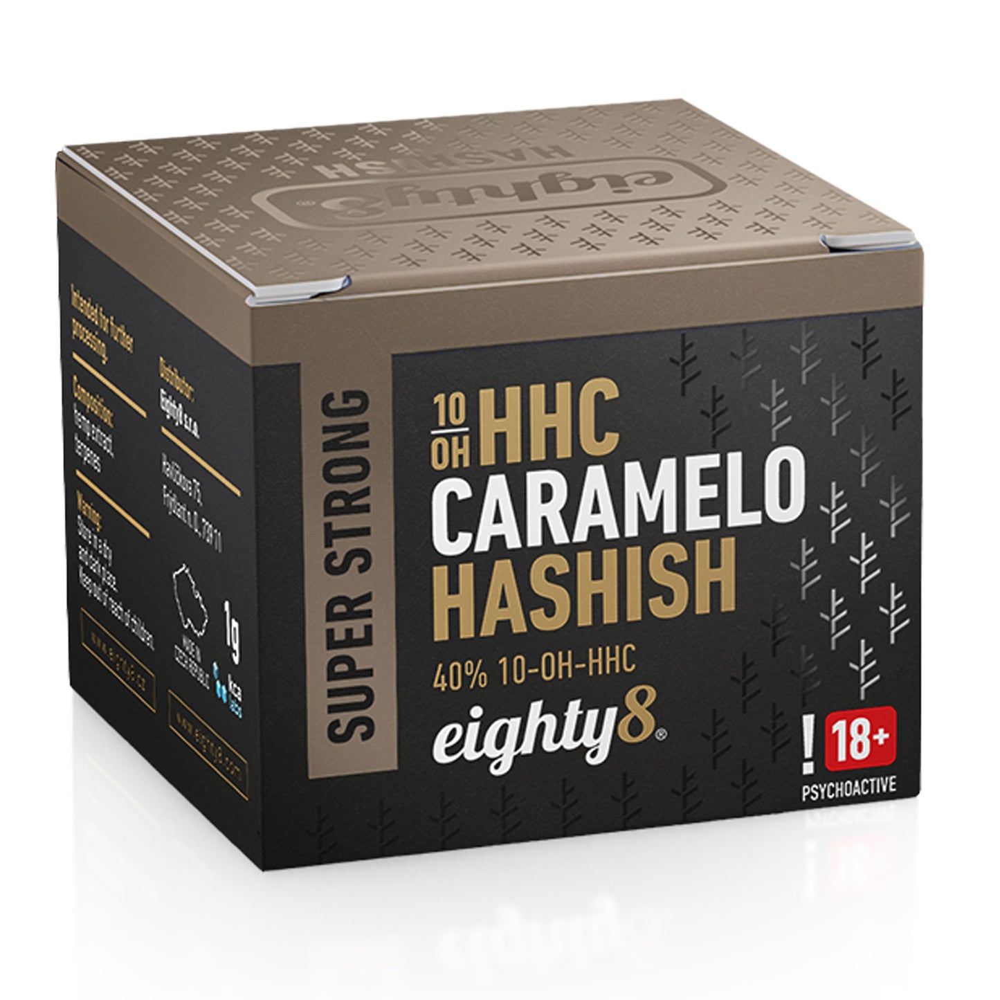 Eighty8 10‑OH‑HHC Caramelo Hash – 1g – 40% infused – soft, sweet, smooth