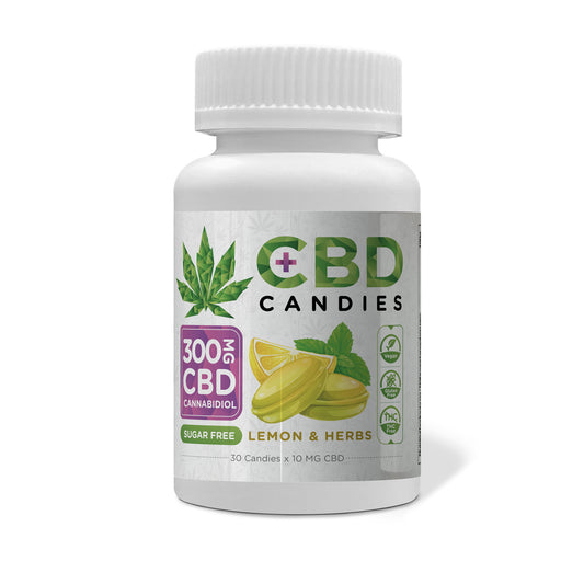 CBD hard sweets – 10mg each – sugar-free and flavour-rich