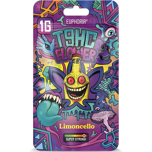 T9HC Limoncello flower – aromatic hemp buds with zesty citrus terpene profile, infused with 95% T9HC and full-spectrum support.