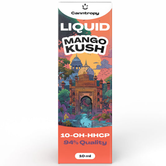 Canntropy 10-OH-HHCP liquid 🔥 Mango Kush blend – 94% quality – 10ml vape refill