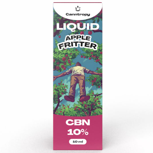 Canntropy CBN liquid 🍎 Apple Fritter blend – 10% distillate – 10ml refill vape