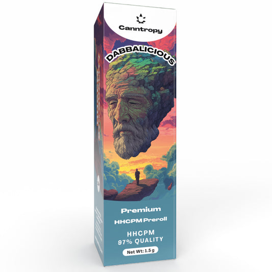 🍬 HHCPM preroll – Dabbalicious blend – sweet unwind, smooth depth