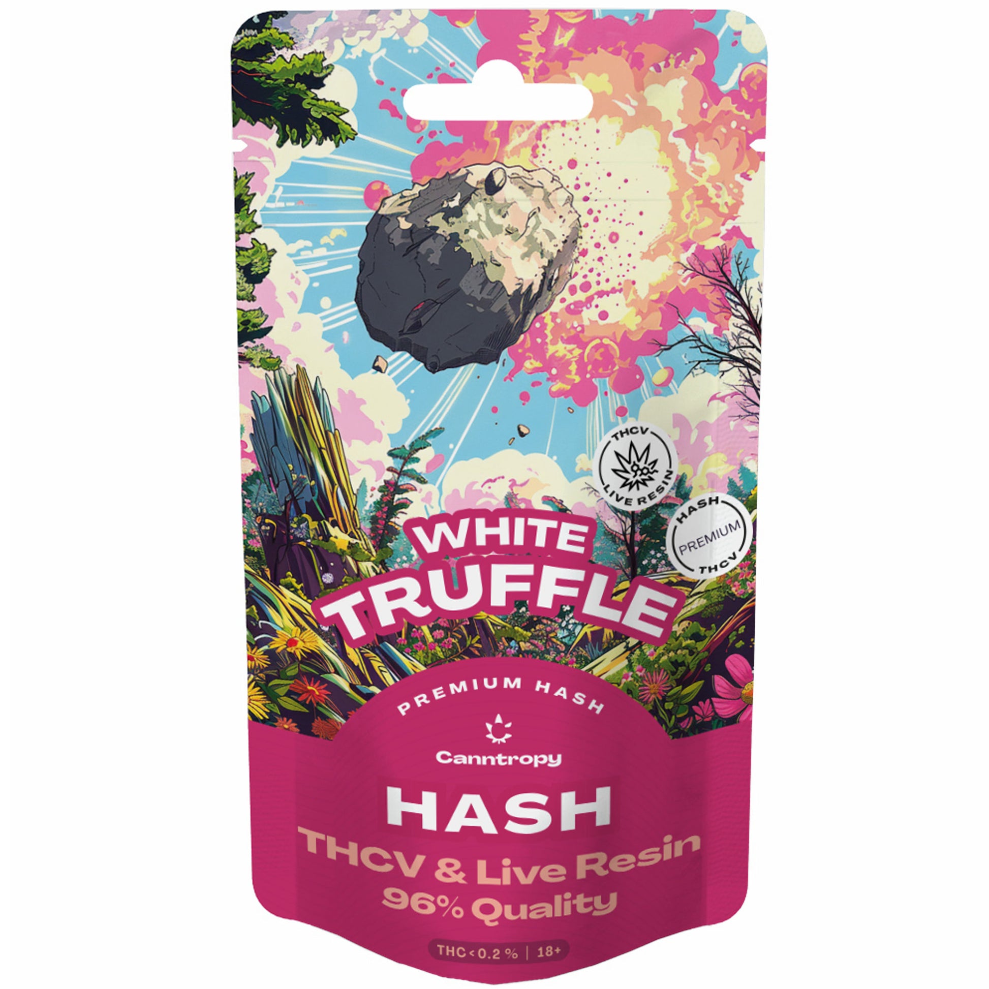 Canntropy THCV White Truffle Hash – 1g – 10% infused with live resin terpenes – legal UK hash alternative