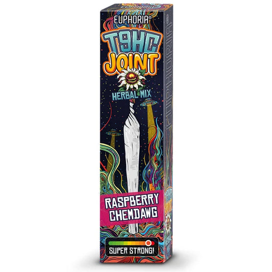 Euphoria T9HC Herbal Mix Raspberry Chemdawg Pre-Roll – premium T9HC-infused blend with fruity Chemdawg notes | Vibe Supply