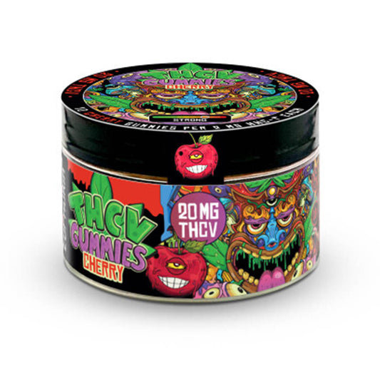 Euphoria THCV Gummies – Cherry – 10x 4mg ring gummies – light stimulation with fruity flavour