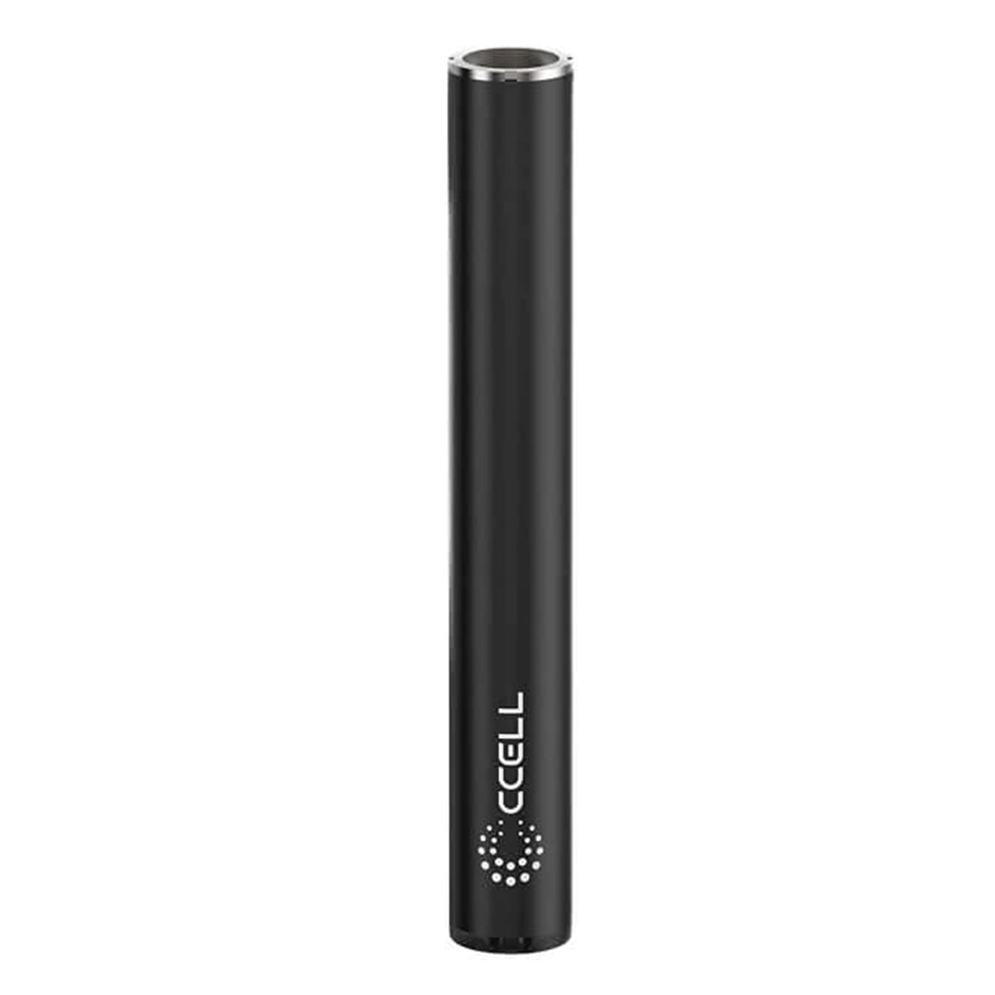 CCELL M4 510 Vape Battery in black — sleek draw-activated 290mAh pen battery with USB-C charger. Fits all 510 vape carts | Vibe Supply